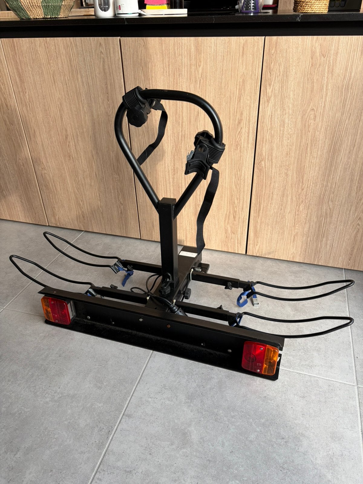 Trekhaak fietsendrager voor 2 fietsen, Auto diversen, Ophalen, 2 fietsen, Gebruikt, Trekhaakdrager