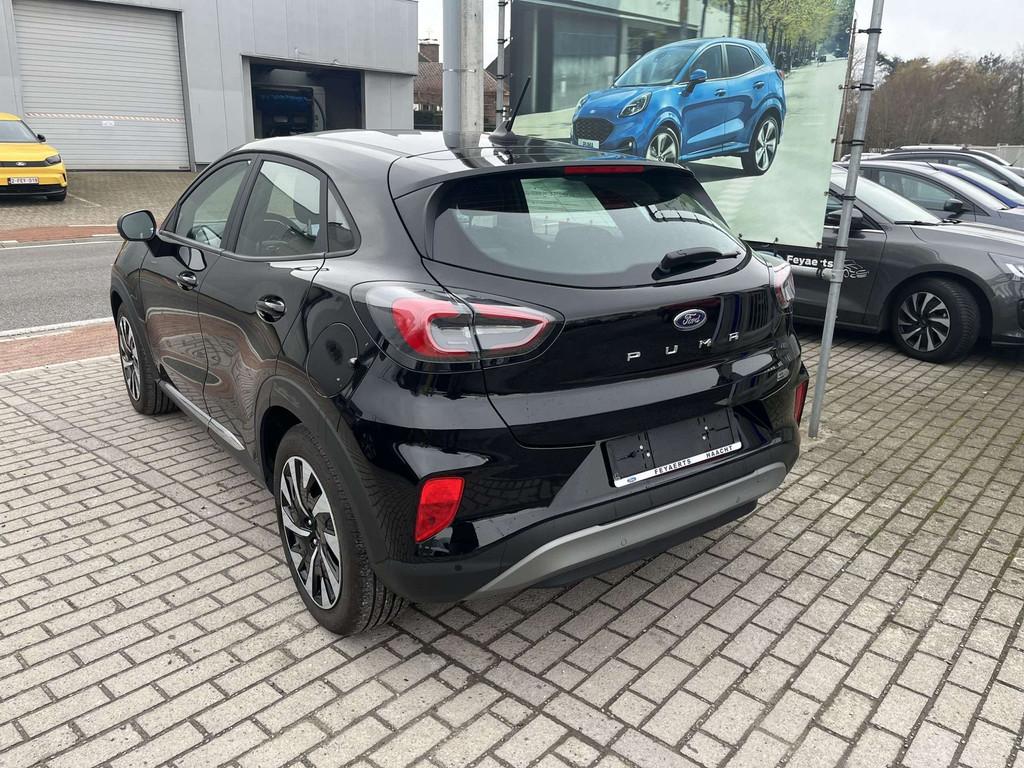 Ford Puma Ecoboost mHEV Titanium (bj 2024), Stof, Hybride Elektrisch/Benzine, USB, 999 cc