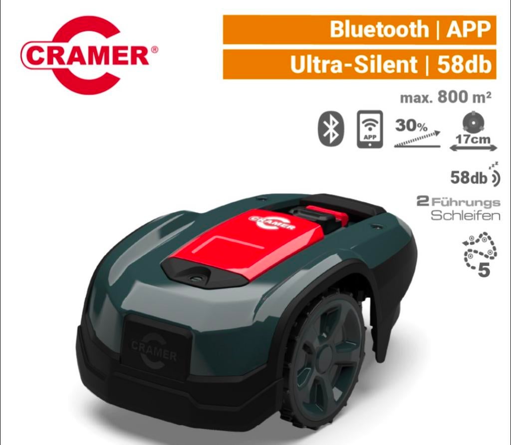 Robot tondeuse Cramer RM 800, Jardin & Terrasse, Utilisé