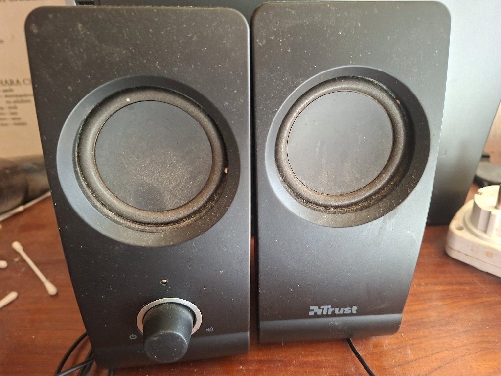pc-luidsprekers, Computers en Software, Pc speakers, Ophalen, Gebruikt, Audiokanaal 2, Trust
