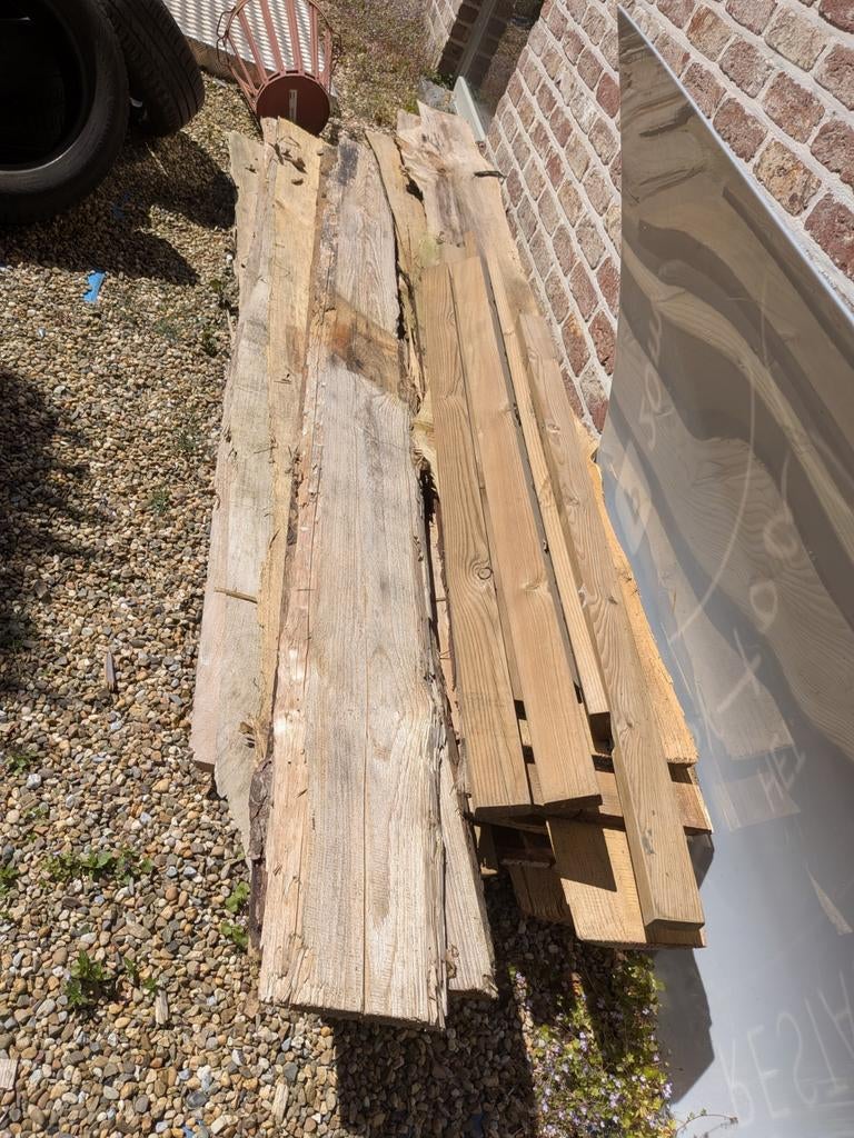 Platen met schors, Tuin en Terras, Ophalen, Balken
