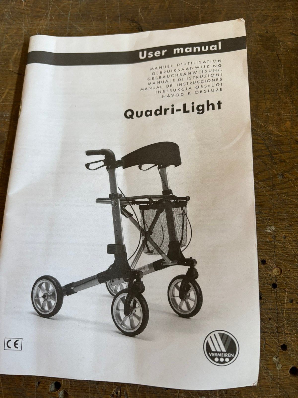 Opvouwbare rollator, Diversen, Rollators, Ophalen, Zo goed als nieuw