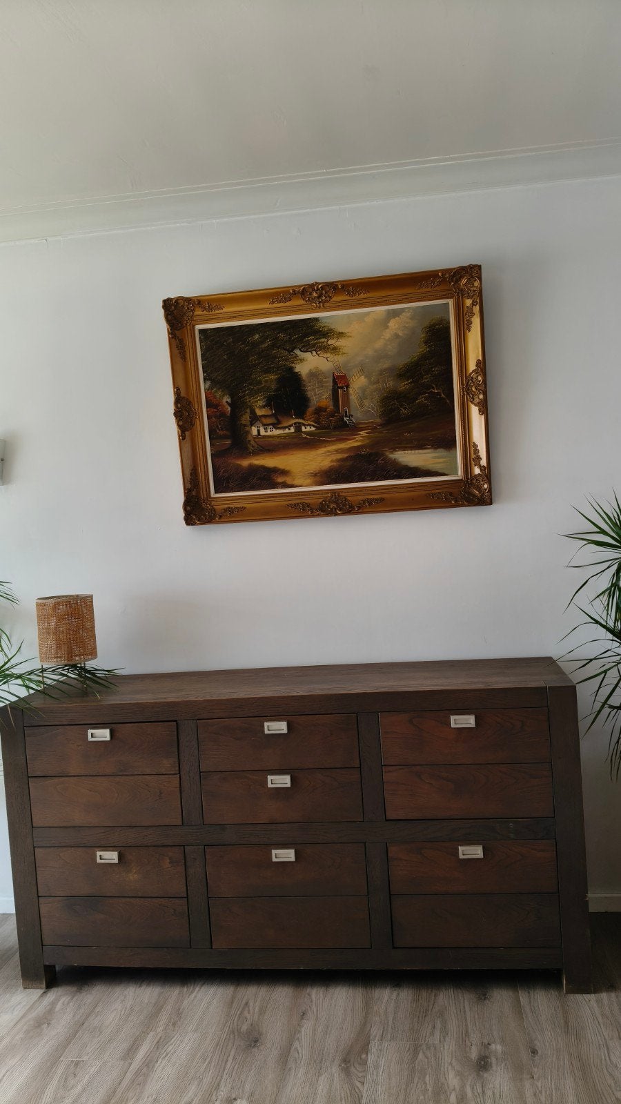 zeer erg groot olieverf schilderij, Antiek en Kunst, Ophalen of Verzenden, Olieverf