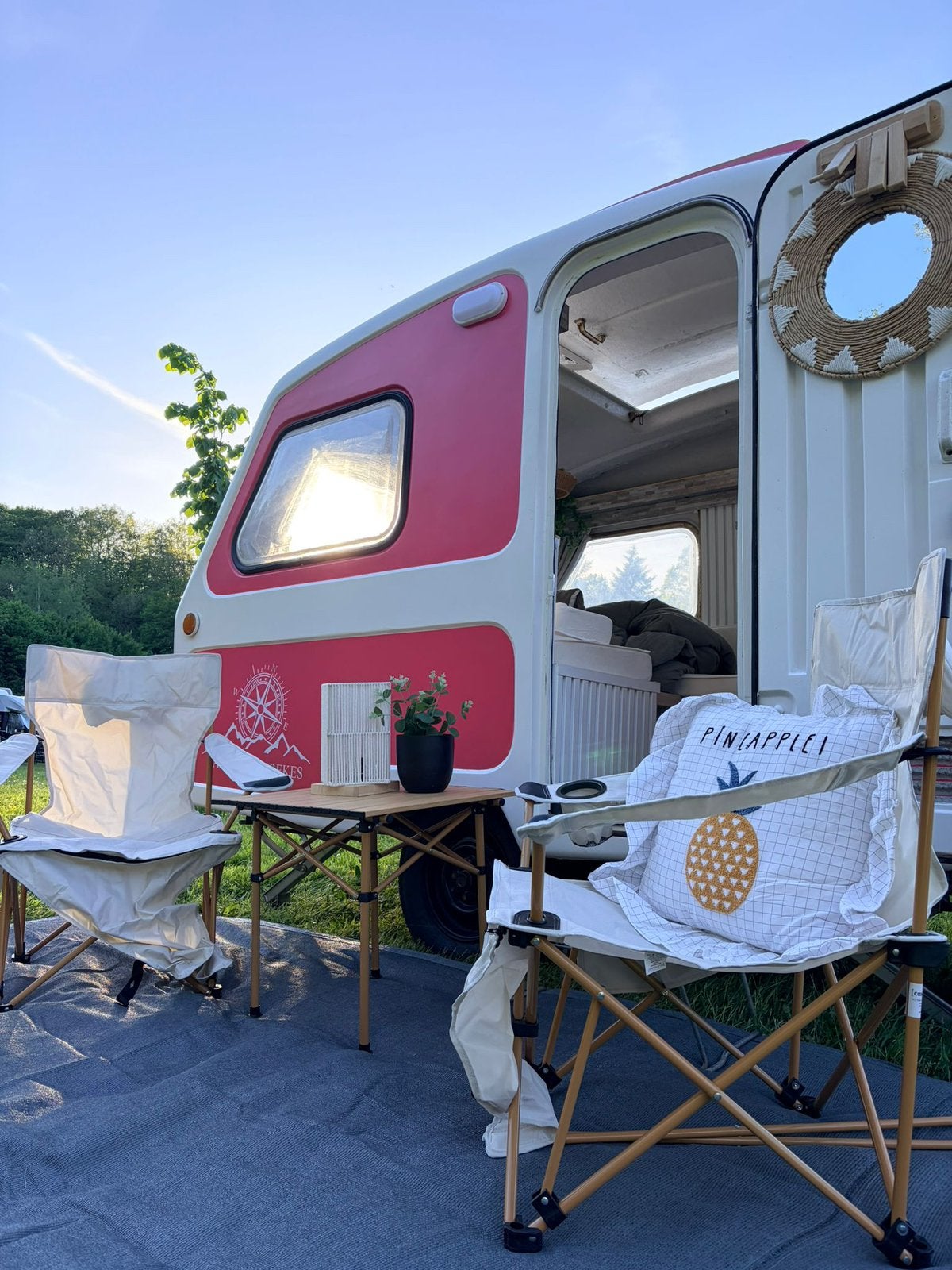 TE HUUR: Retro caravan -750kg, Ophalen of Verzenden