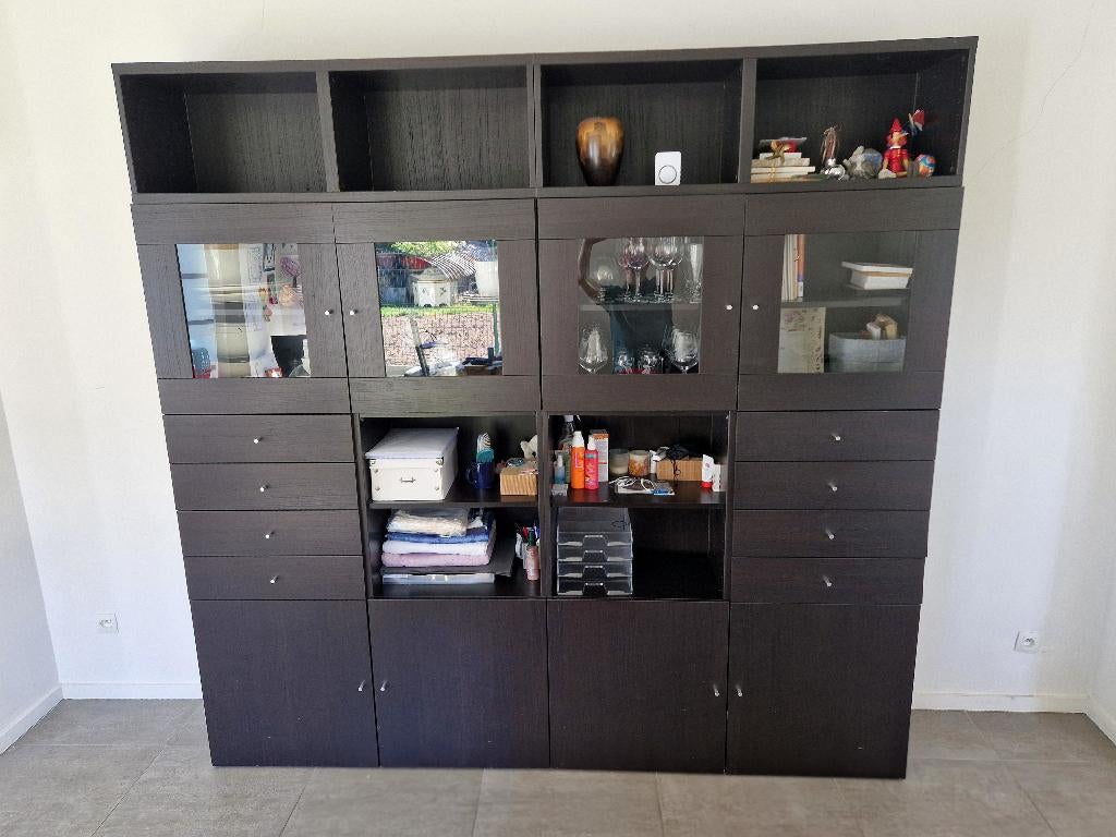 Grote wandkast IKEA Besta, Ophalen, Gebruikt, Met deur(en), 25 tot 50 cm