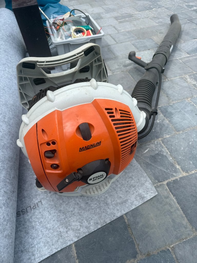 Stihl bladblazer, Jardin & Terrasse, Souffleurs de feuilles, Enlèvement ou Envoi, Comme neuf, Essence, Porté à dos
