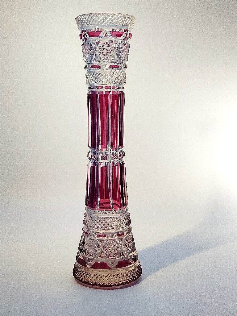 Vase diabolo bohème, Antiquités & Art, Enlèvement ou Envoi