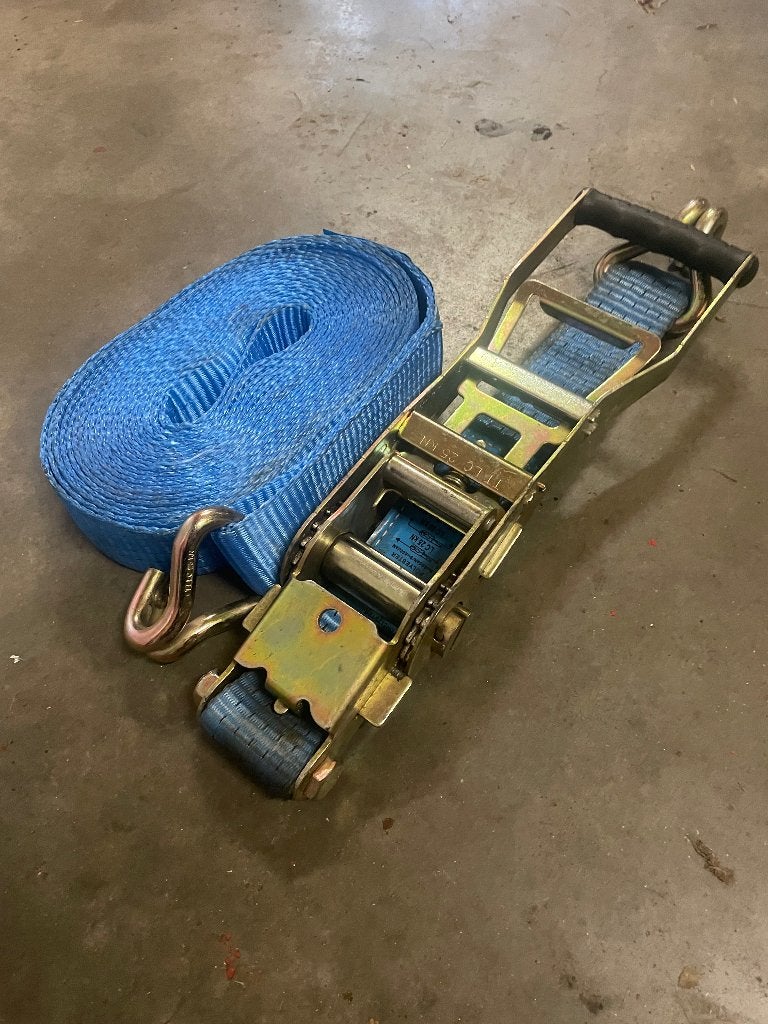 Spanriemen spanbanden 5 ton, Doe-het-zelf en Bouw, Ophalen, Gebruikt, Handmatig