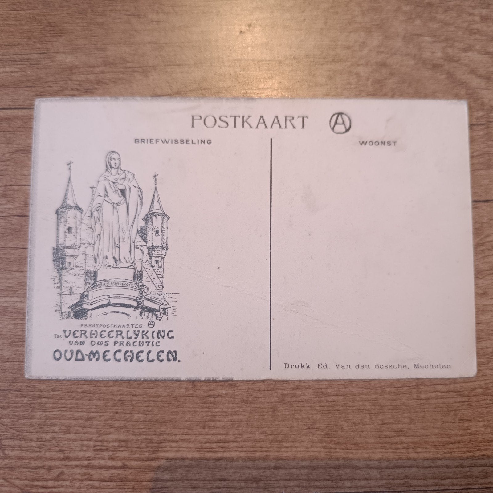 A Ost Alfred DE DIJLE 1913 Nr 22 Hoogbrug, Ophalen of Verzenden