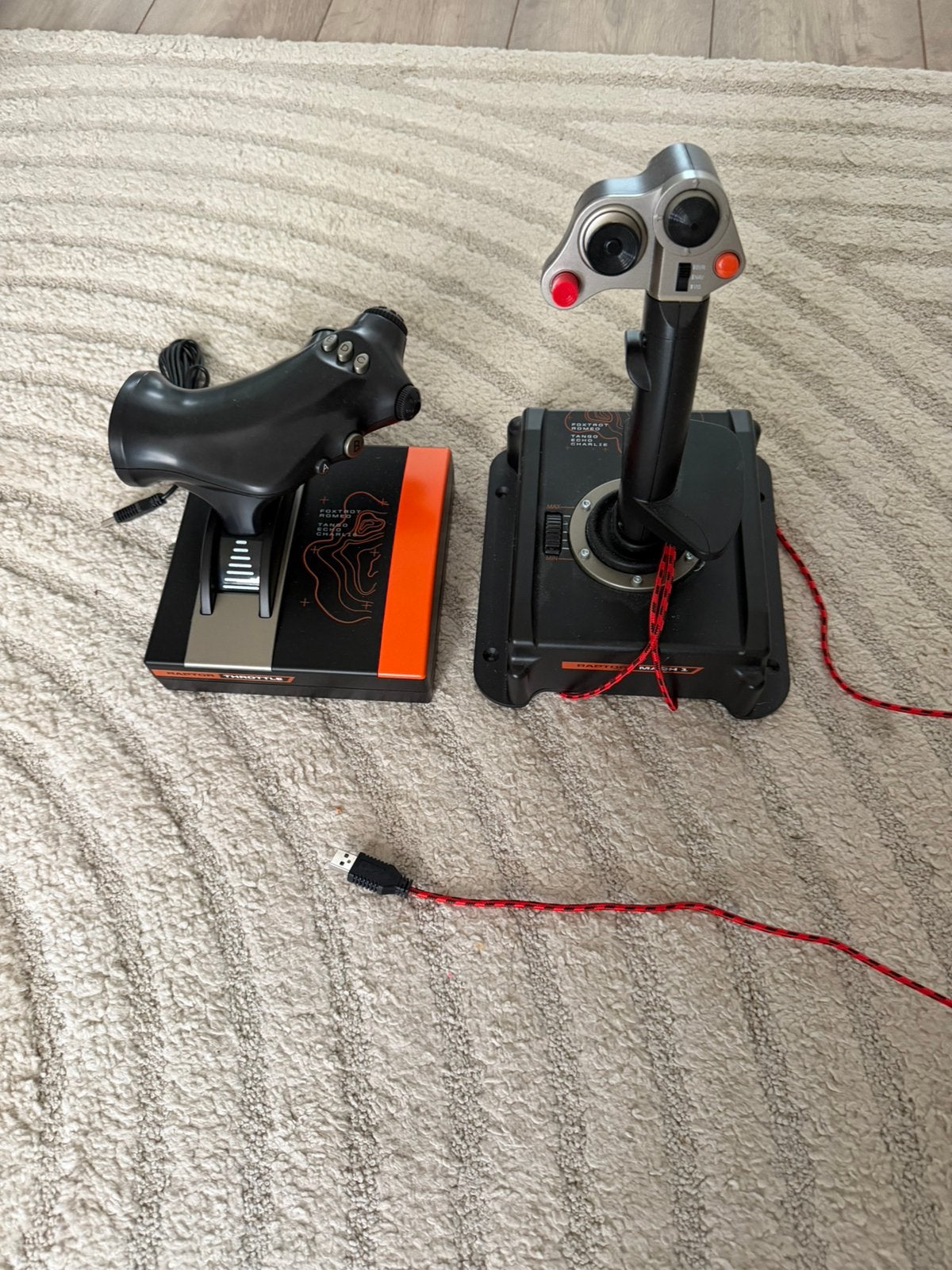 Combo joystick et accélérateur Raptor Mach 1, Enlèvement, Comme neuf