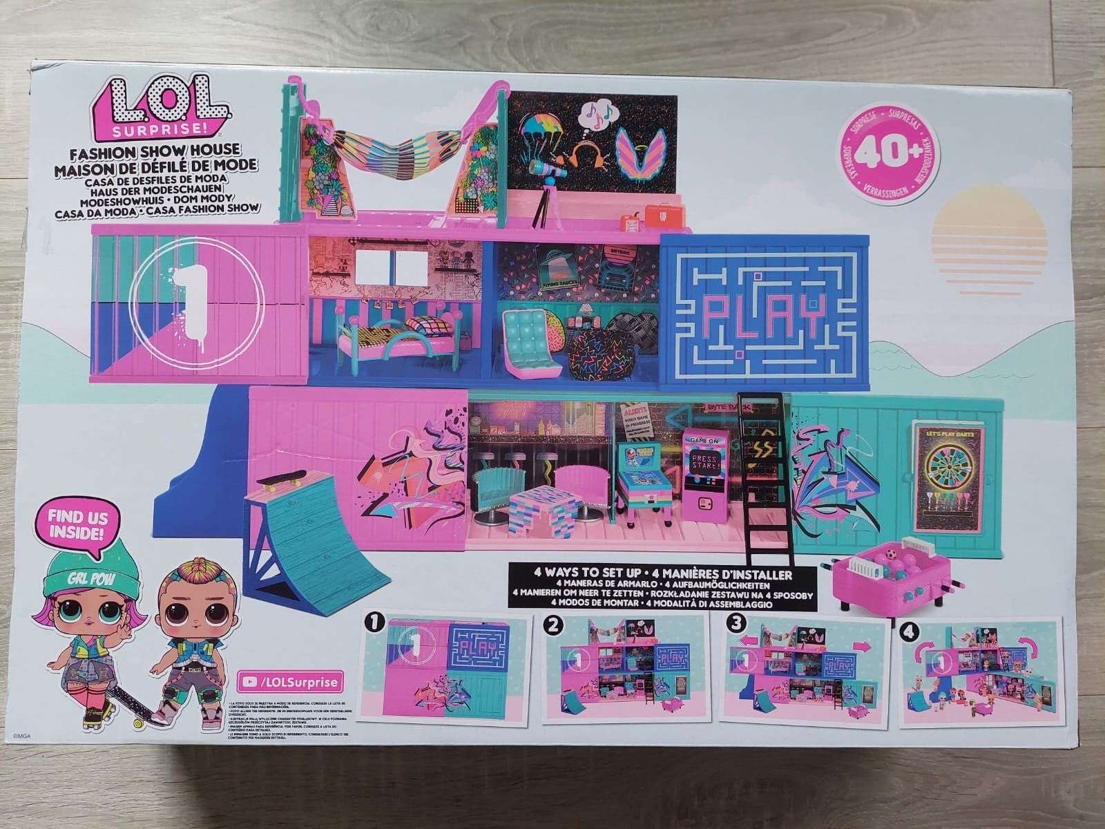 LOL SURPRISE HUIS, Kinderen en Baby's, Ophalen, Zo goed als nieuw, Poppenhuispop
