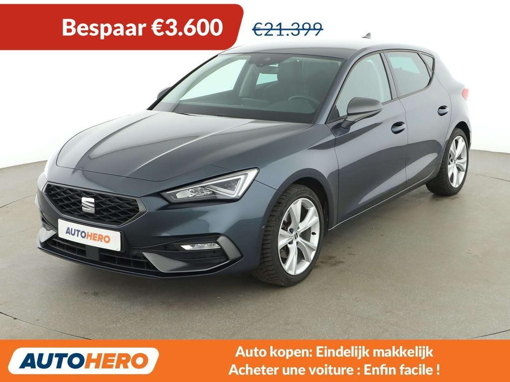 SEAT Leon 1.5 eTSI ACT FR (bj 2021, automaat), Auto's, Seat, Stof, Leon, Lichtsensor, https://public.car-pass.be/vhr/31509419-9f90-48ec-b1d9-aa0a5335ad66