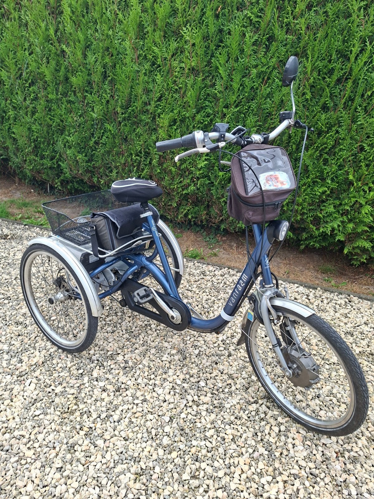 Elektrische VanRaam Maxi 2Accu's elk 40km, Fietsen en Brommers, Ophalen, Zo goed als nieuw, Schijfrem, Van Raam Maxi