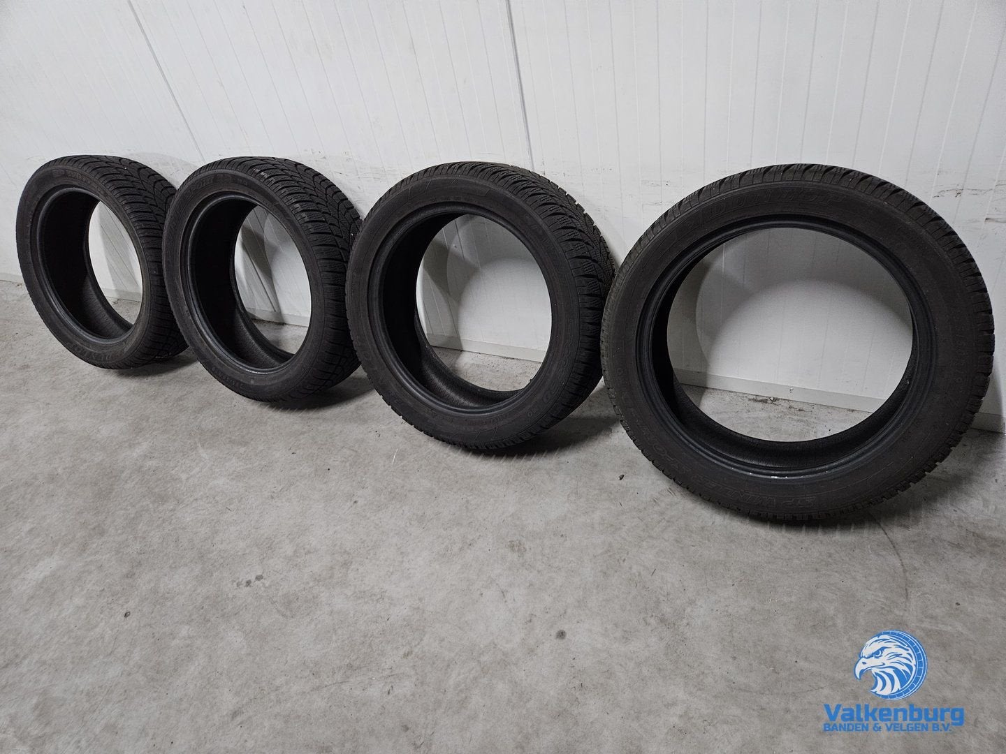 6-7mm! Winterbanden 235/50R19 Dunlop SP Winter Sport 3D, 19 inch, Gebruikt, -, -