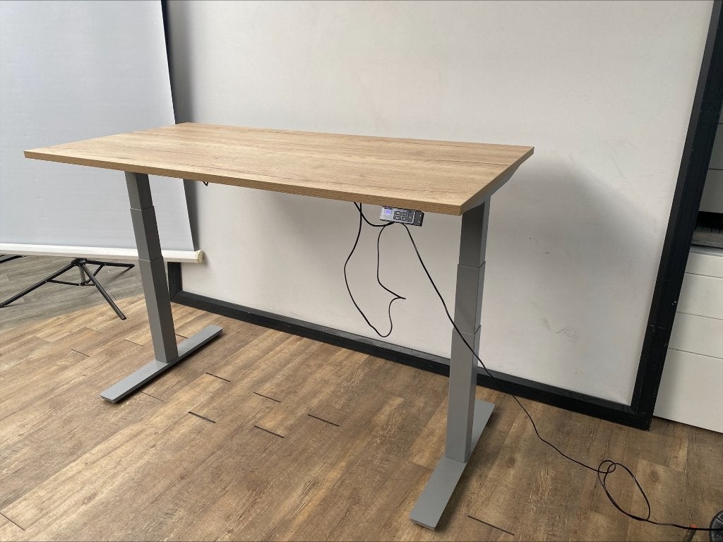 Elektrisch zit sta bureau edition aluminium, Computers en Software, Laptoptafels, Ophalen of Verzenden