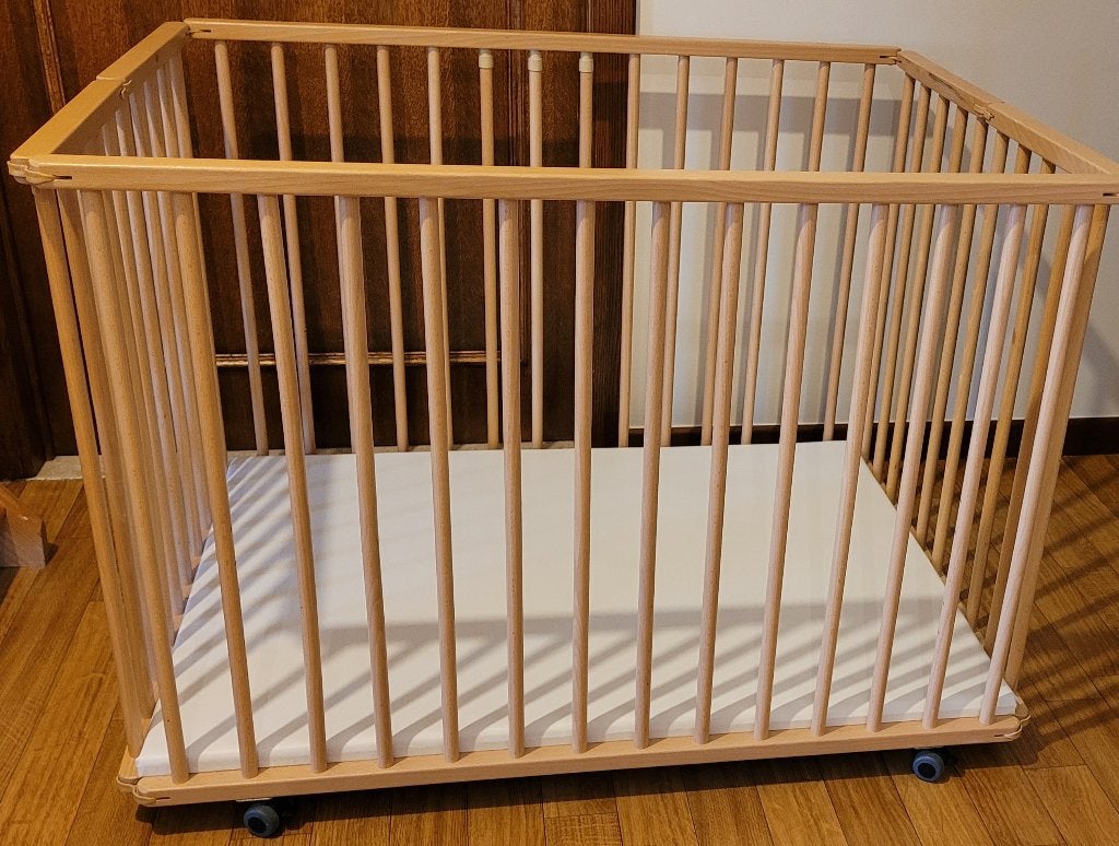 Babypark, Kinderen en Baby's, Ophalen, Zo goed als nieuw, Rechthoekig, In hoogte verstelbaar