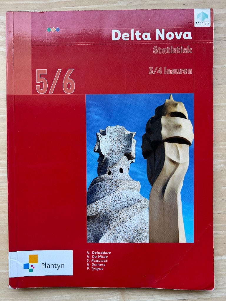 Delta nova 5/6 Statistiek 3/4 lesuren, Boeken, Ophalen, Gelezen, ASO, Wiskunde A