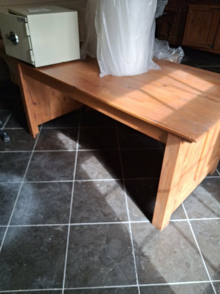 bureautafel, Ophalen, Gebruikt, Hout