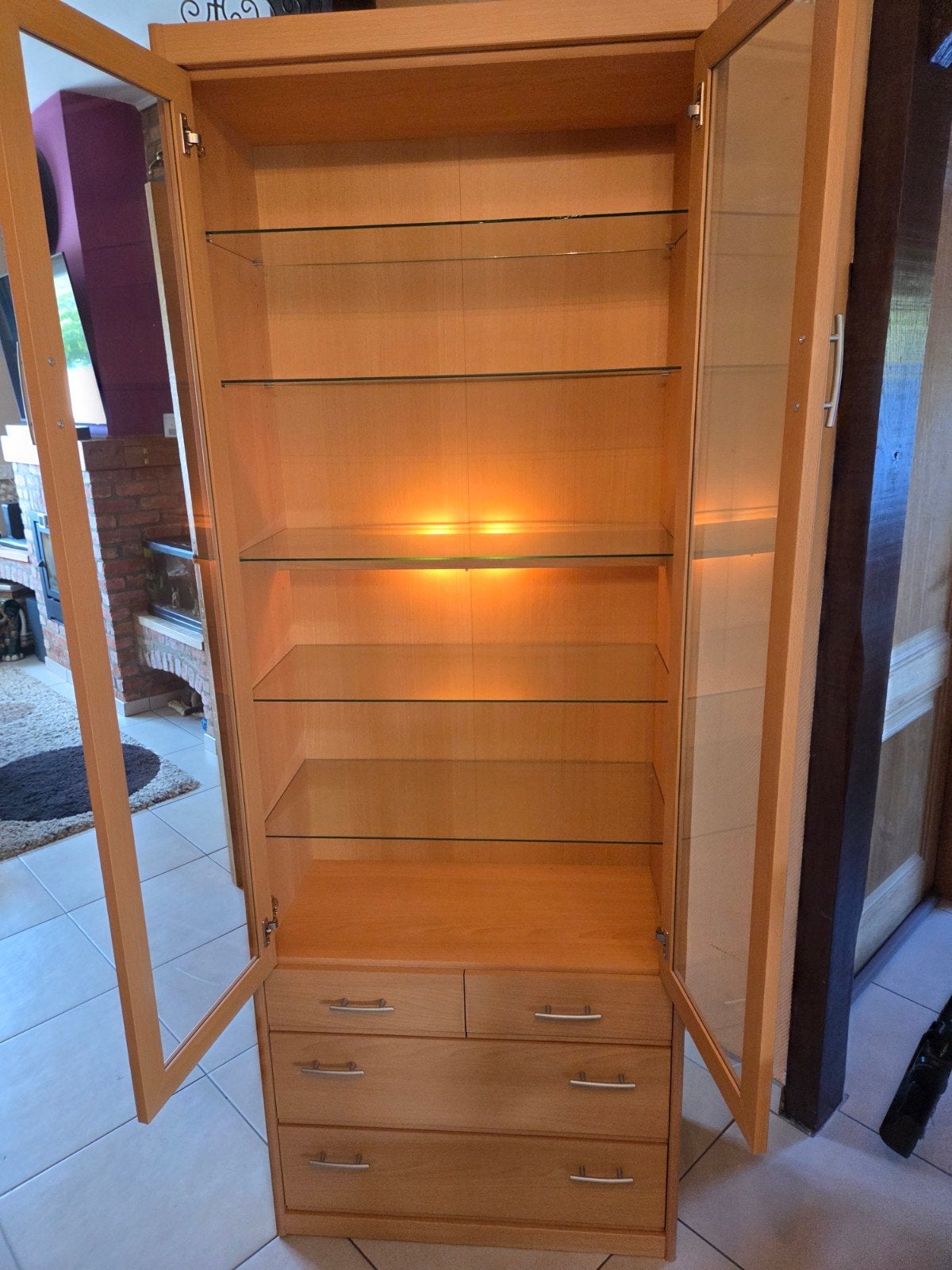 a vendre vitrine, Maison & Meubles, Armoires | Vitrines, Comme neuf