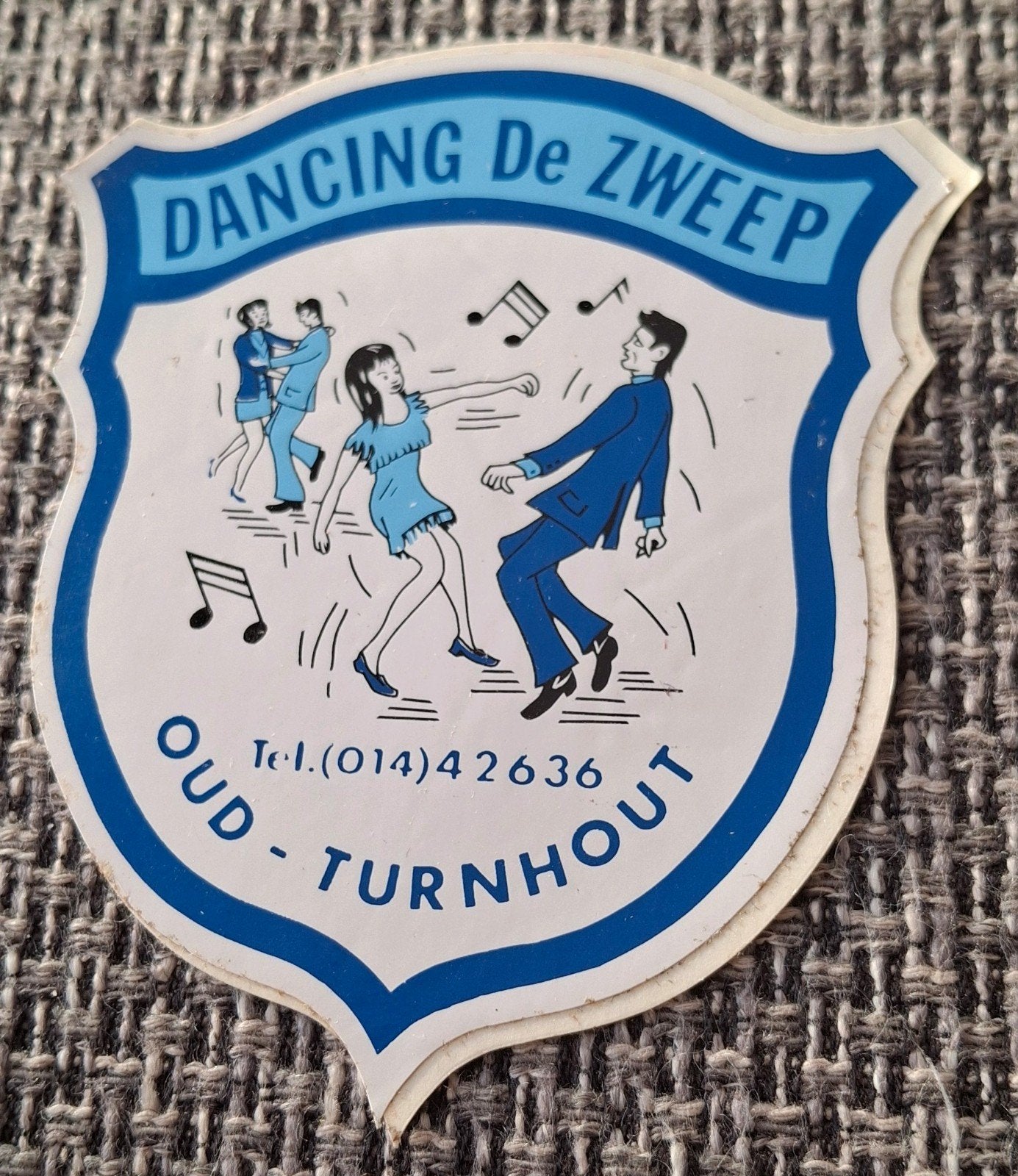 Autocollant F : Dancing The Whip Oud-Turnhout, Enlèvement ou Envoi, Comme neuf, Société ou Association