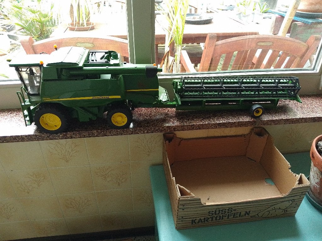 Bruder maaidorser john deere, Ophalen of Verzenden, Nieuw