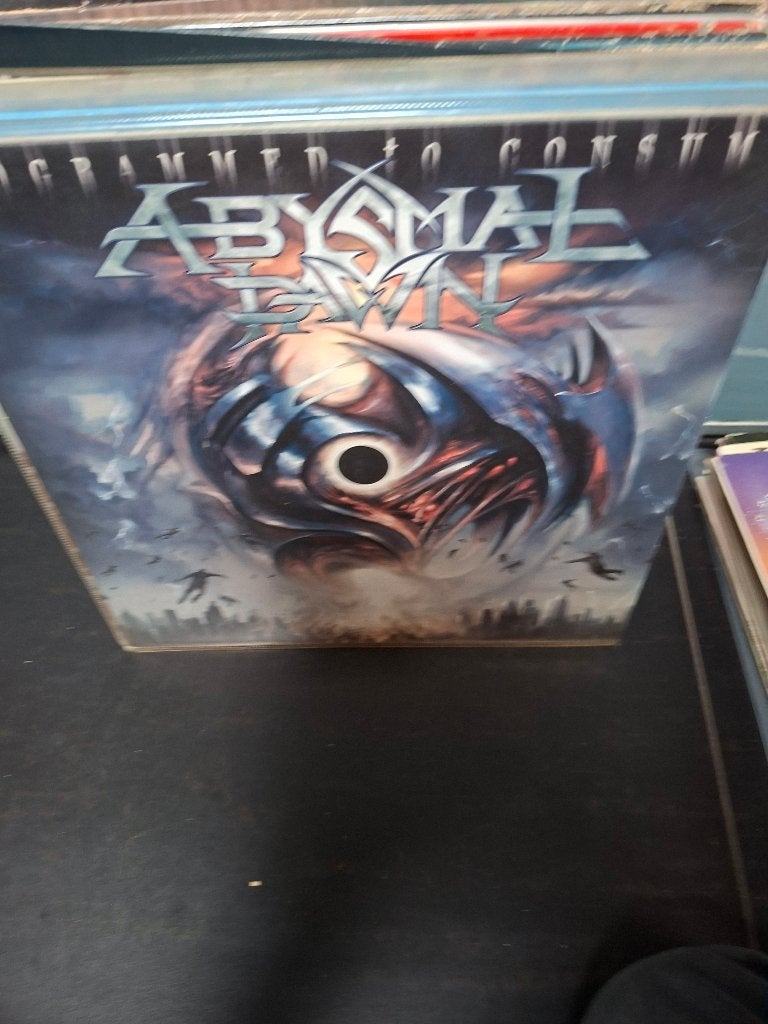 lp - abysmal dawn - programmed to consume - vak 10, Enlèvement ou Envoi, Death metal, Comme neuf, Vinyle coloré