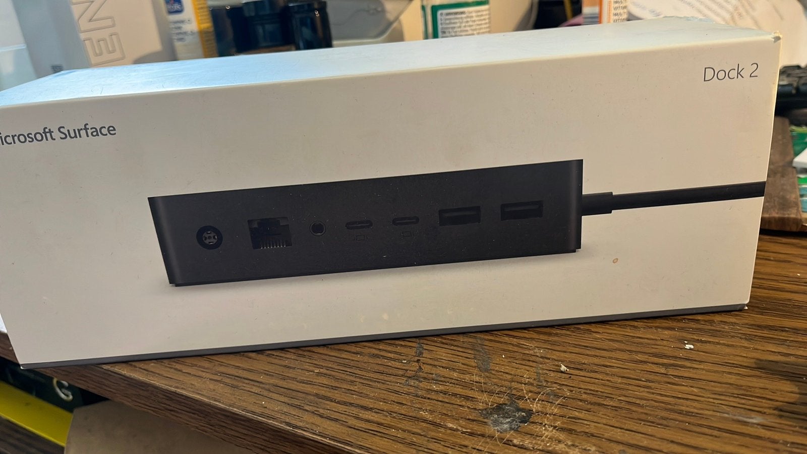Microsoft Dock 2, Computers en Software, Pc- en Netwerkkabels, Zo goed als nieuw, Ophalen of Verzenden