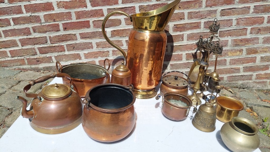 Grote Kavel Vintage Koper en Messing | Interieur & Haard, Ophalen, Koper