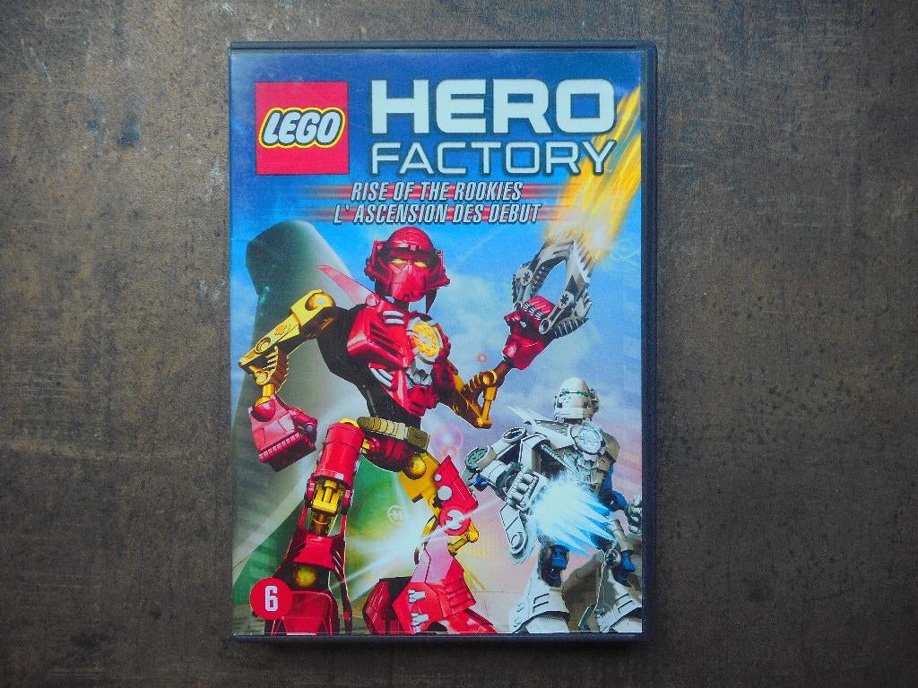 Lego DVD Hero Factory Rise Of The Rookies (zie foto's) II, À partir de 6 ans, Enlèvement ou Envoi, Dessin animé, Autres genres
