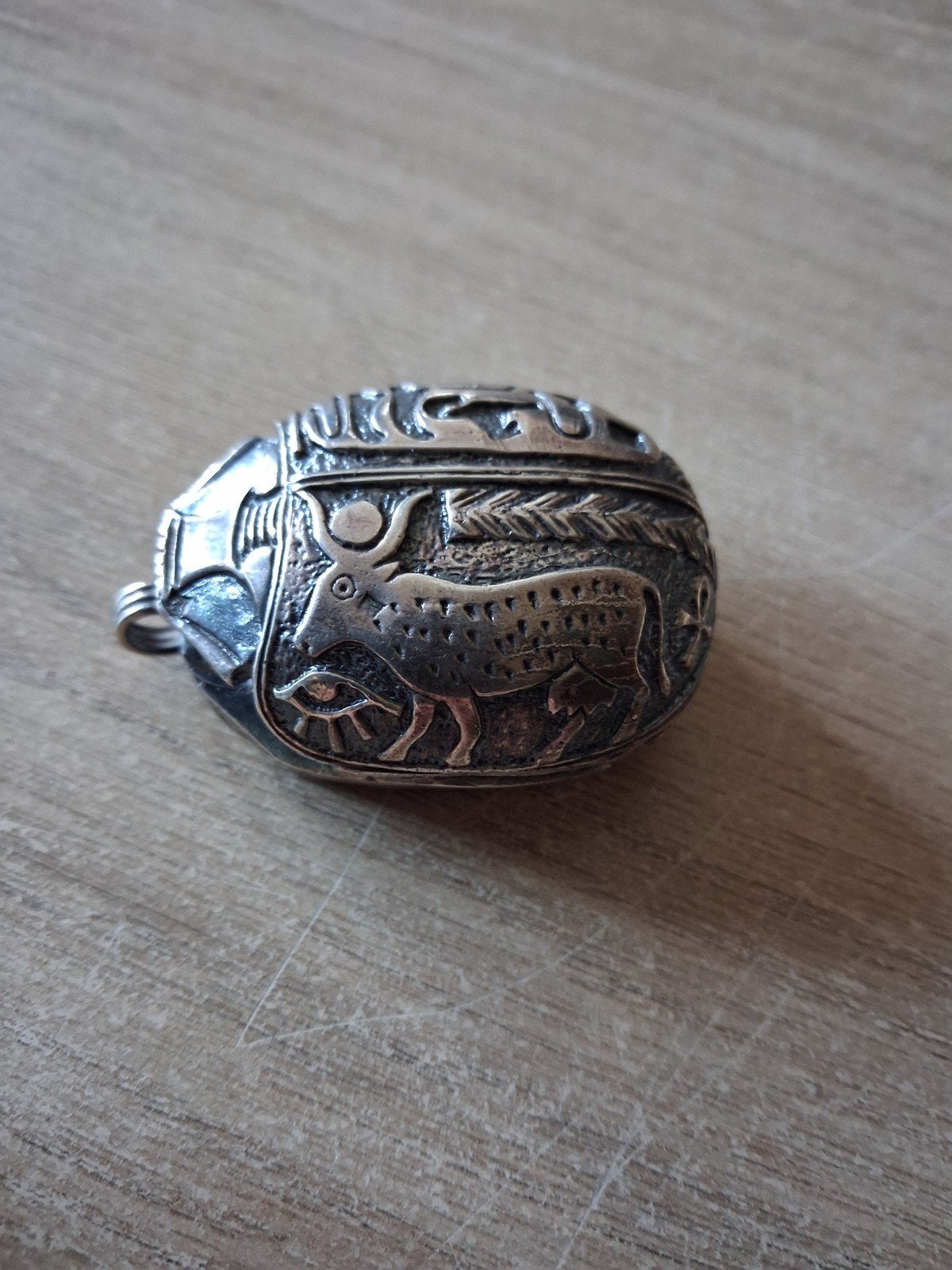objet égyptien en argent superbe, Antiquités & Art, Enlèvement ou Envoi