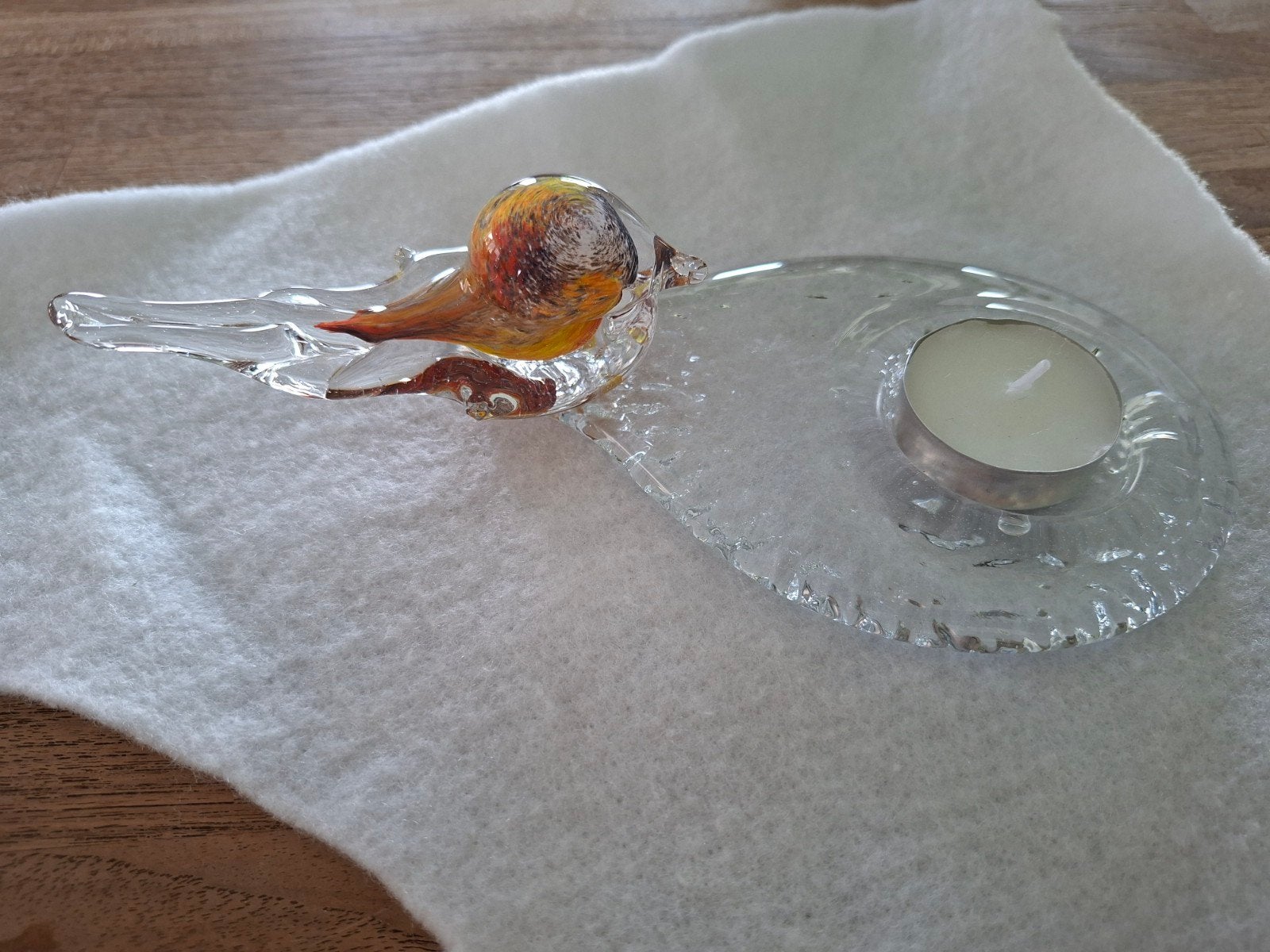 Glaskunst vogeltje glasblazerij Willingen, Ophalen of Verzenden