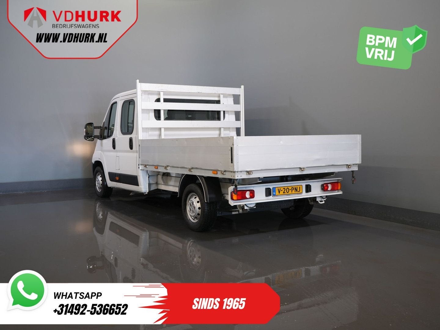 Opel Movano 2.2 140 pk DC Dubbel Cabine Open Laadbak/ 7 Pers, Auto's, Bestelwagens en Lichte vracht, Wit, Bedrijf, Electronic Stability Program (ESP)