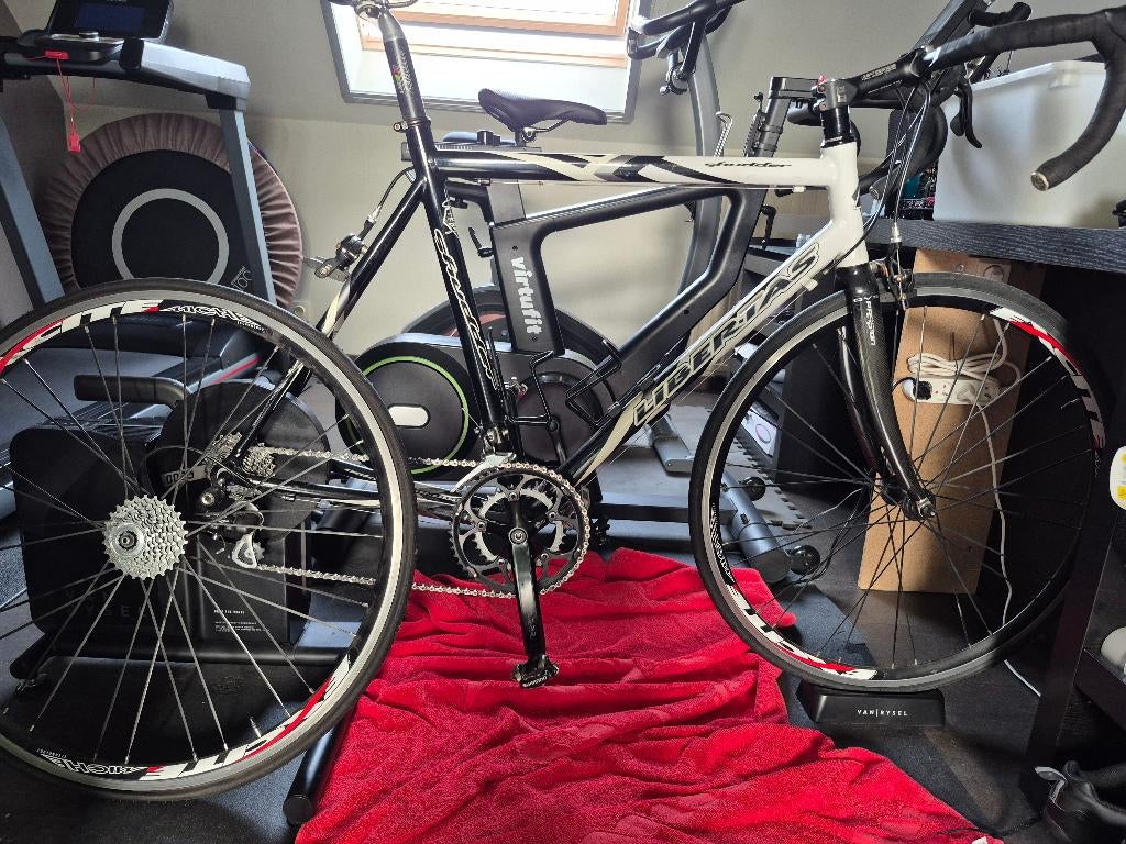 Racefiets Libertas met campagnolo 9speed voor 1m75 tot 1m90, Autres marques, 57 à 61 cm, Enlèvement, Utilisé