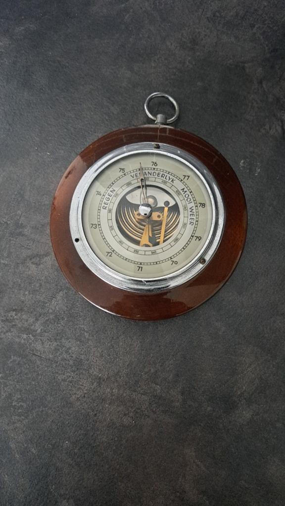 Vintage barometer, Ophalen of Verzenden, Barometer
