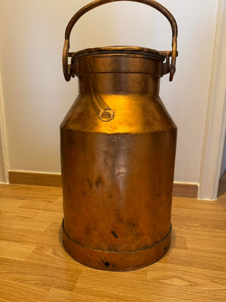 Ancien pot à lait en cuivre, Antiquités & Art, Enlèvement, Cuivre