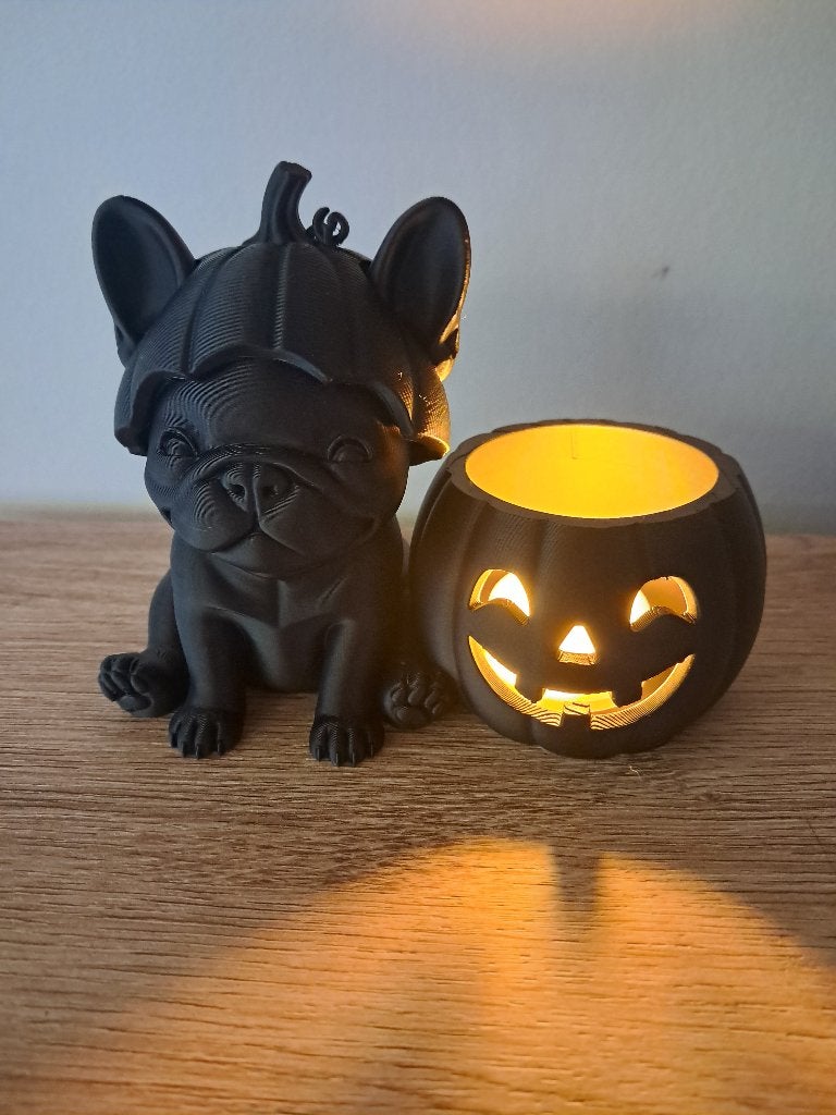 Bulldogje halloween, Ophalen, Nieuw, Versiering