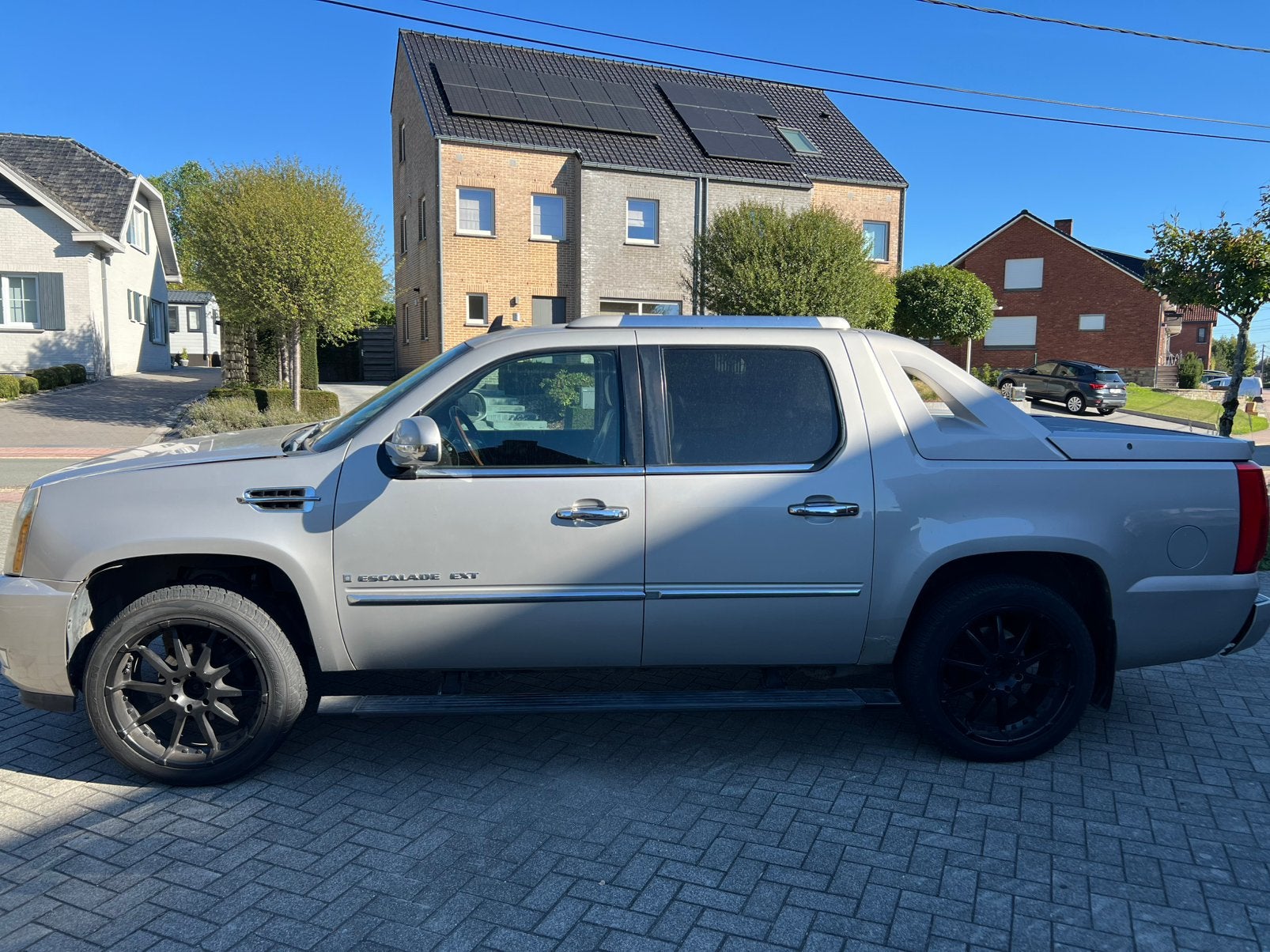 Cadillac Escalade ext Lichte vracht, Auto's, Automaat, Escalade, Leder, 5 zetels