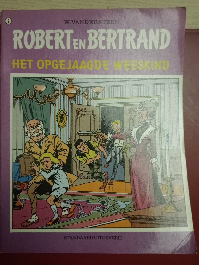 Robert en Bertrand-Het opgejaagde weeskind-1e druk 1973, Verzenden, Zo goed als nieuw, Willy Vandersteen
