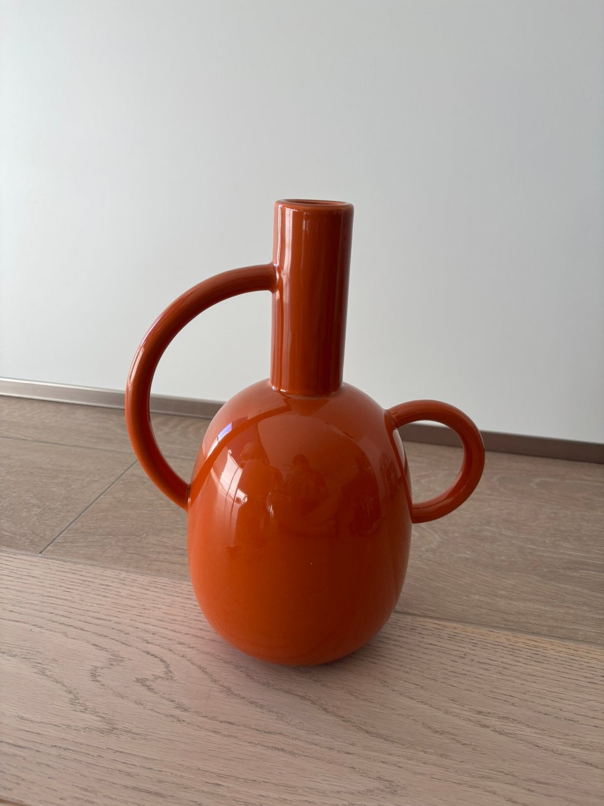 Vase orange, Enlèvement, Comme neuf, Orange