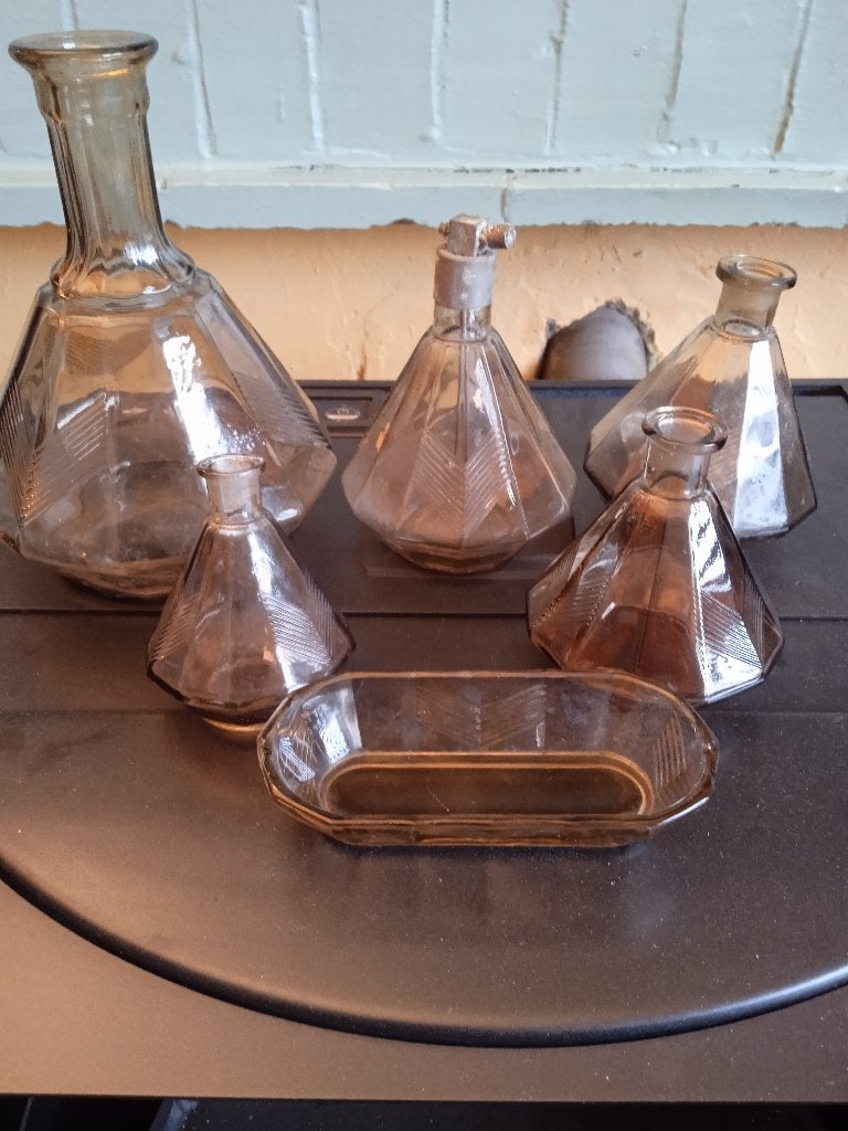 flacons en verre, Antiquités & Art, Enlèvement
