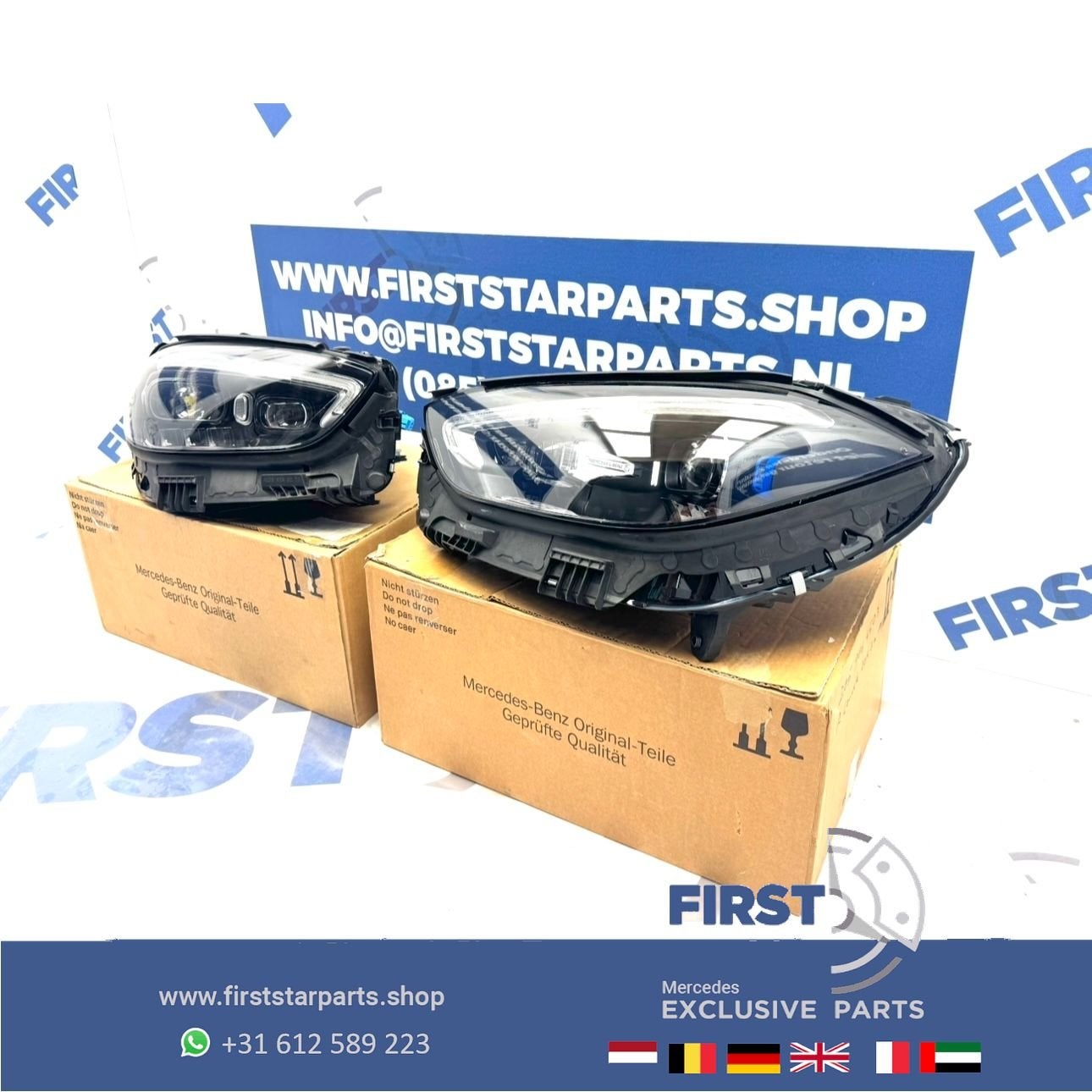 W206 C klasse 2023 LED KOPLAMPEN DIGITAL LIGHT origineel 202, Auto-onderdelen, Gebruikt, -, Ophalen of Verzenden, -