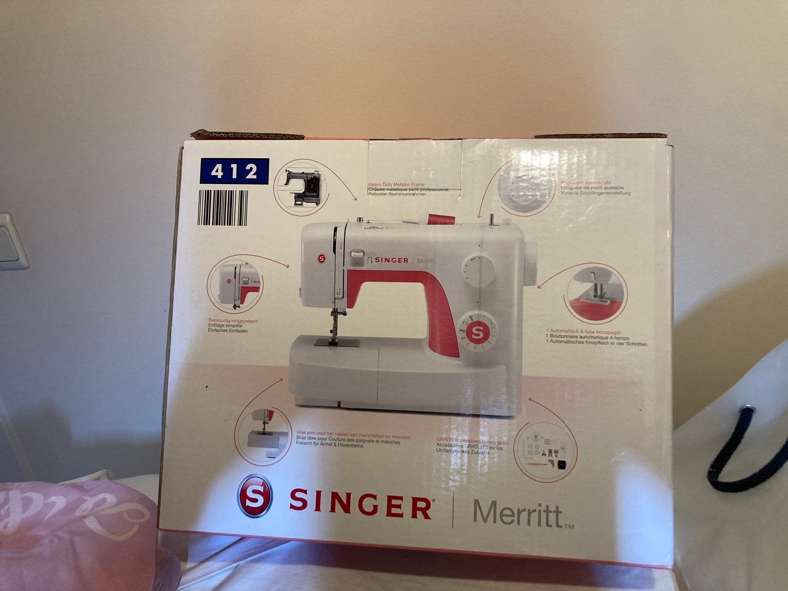 Singer naaimachine zo goed als nieuw, Hobby en Vrije tijd, Naaimachines en Toebehoren, Ophalen, Singer, Industrieel, Naaimachine