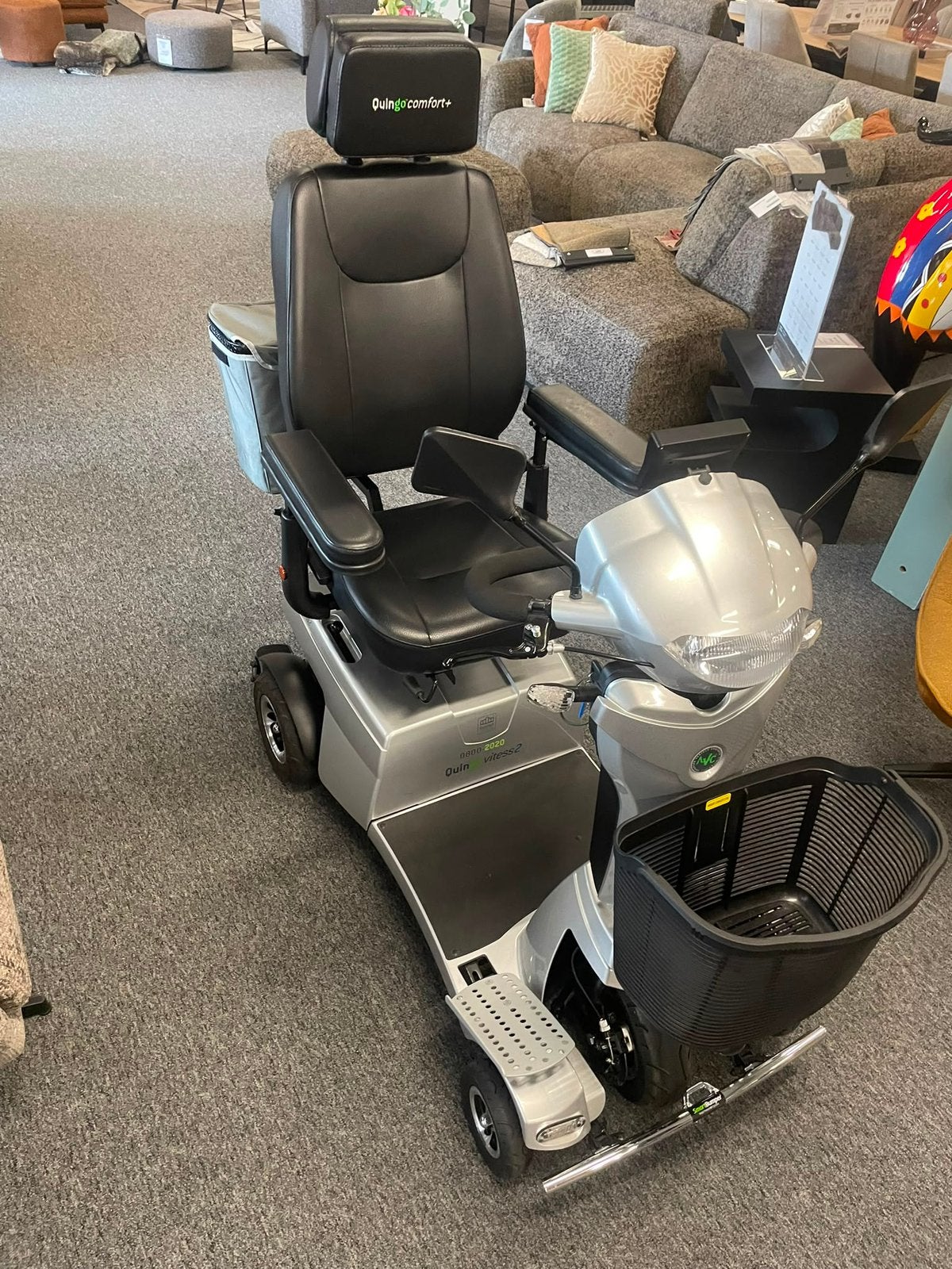 Quingo Vitess 2 Full Option – Slechts 20 km gereden!, Diversen, Brommobielen en Scootmobielen, Ophalen, Zo goed als nieuw, Quingo