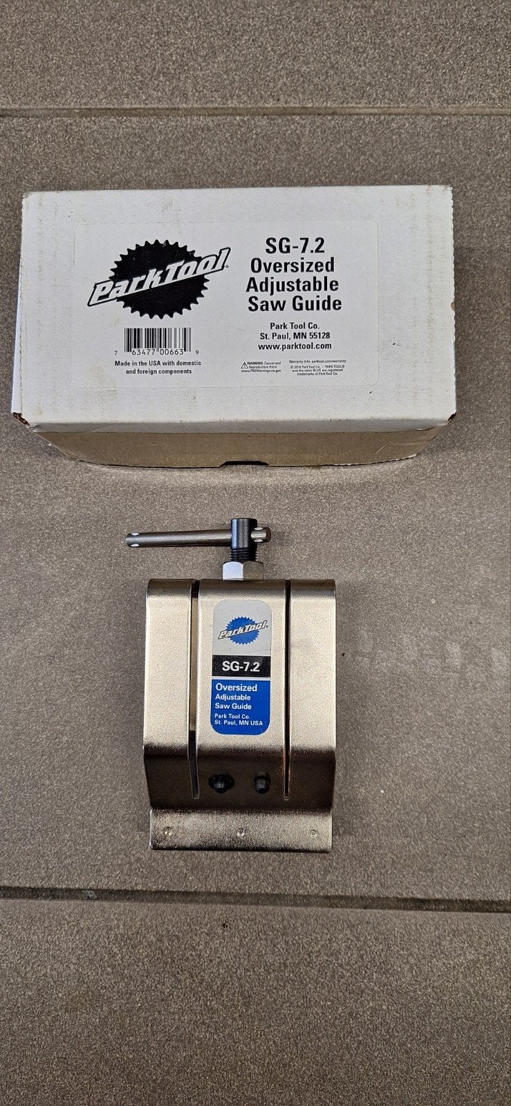 Park Tool SG-7.2 verstelbare Oversized Zaaggids, Verzenden, Zo goed als nieuw, Balhoofdgereedschap