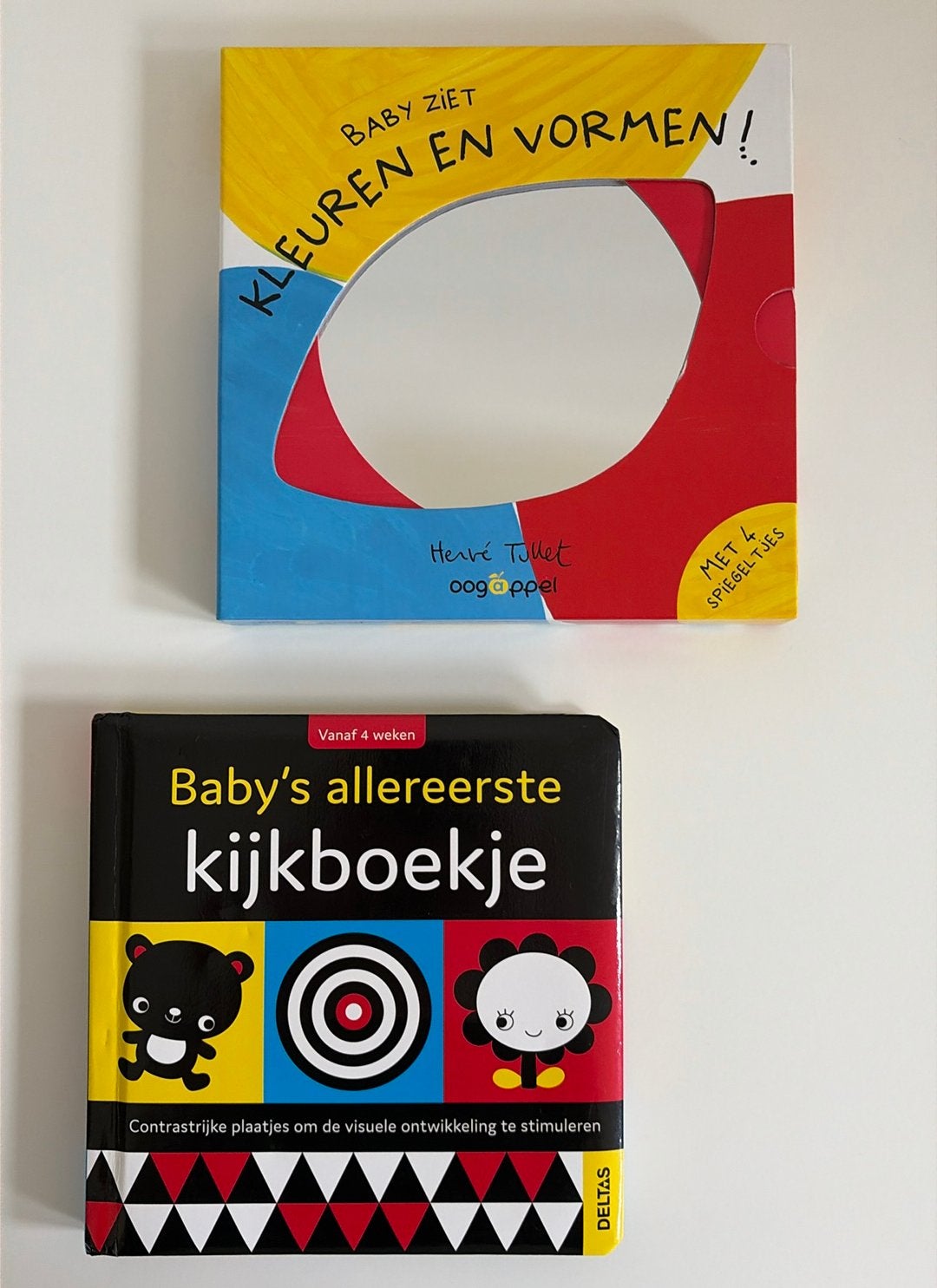 Kleuren en vormen + baby’s allereertse kijkboekje, Ophalen of Verzenden, Hervé Tullet