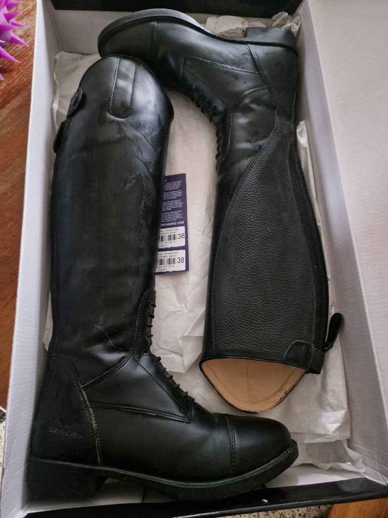 Botte equitation, Neuf, Enlèvement ou Envoi, Noir, Fermeture éclair