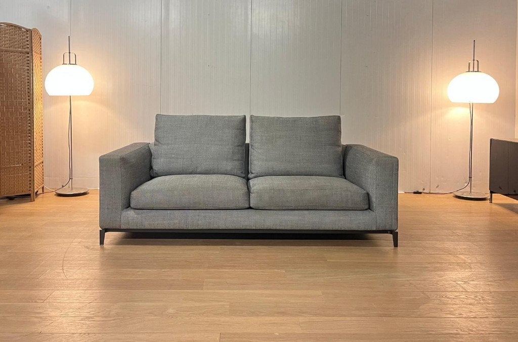 NIEUWSTAAT Minotti Andersen 2.5-Zits NP €8500, 100 tot 125 cm, Tweepersoons, Ophalen of Verzenden, Zo goed als nieuw