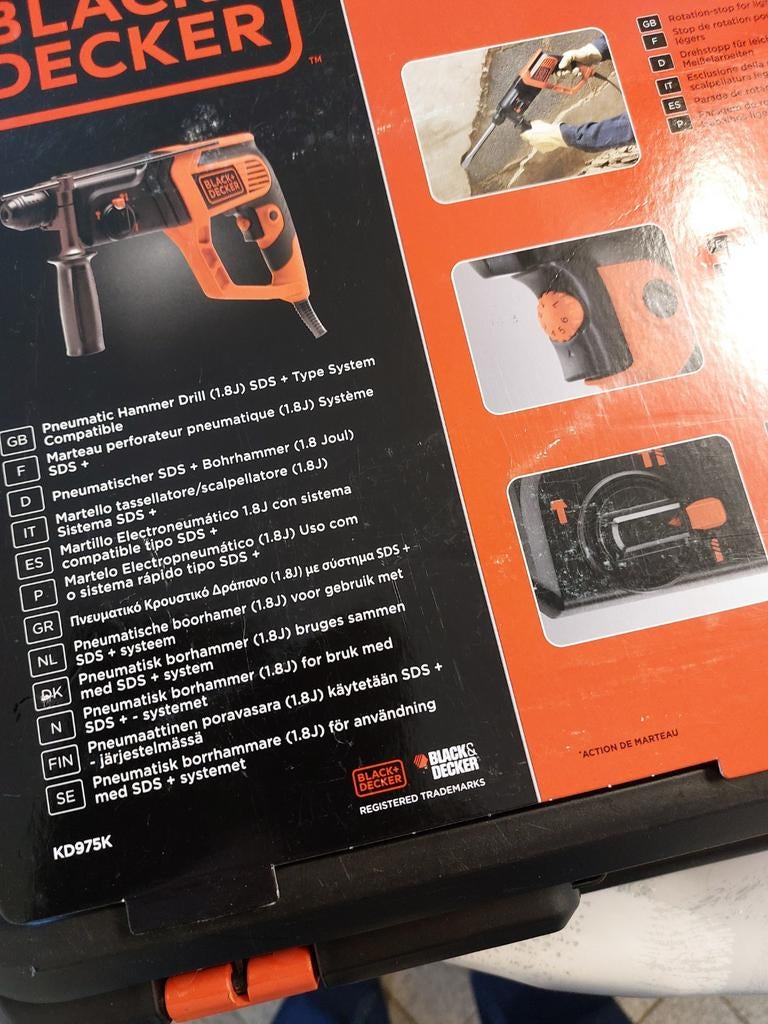 Black en decker boor en schuurmachiene, Ophalen