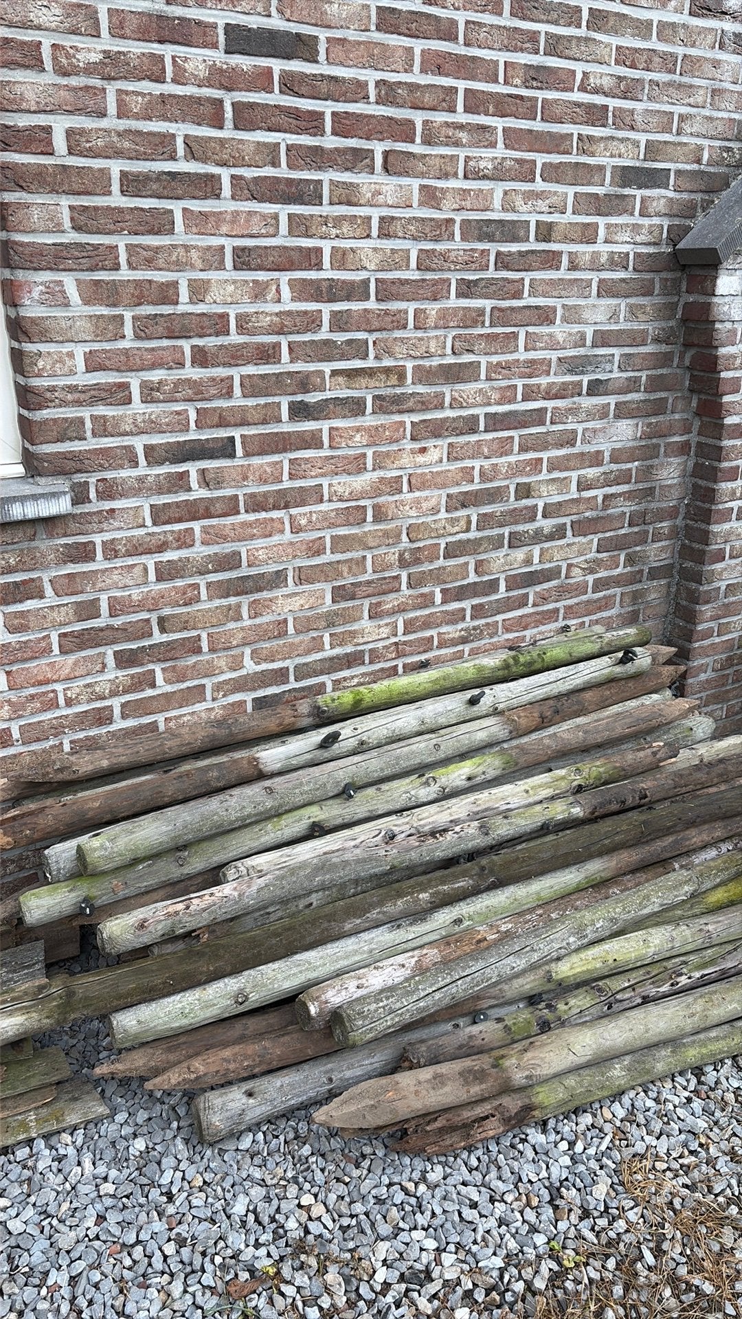 Weide palen, Ophalen, Gebruikt, Palen