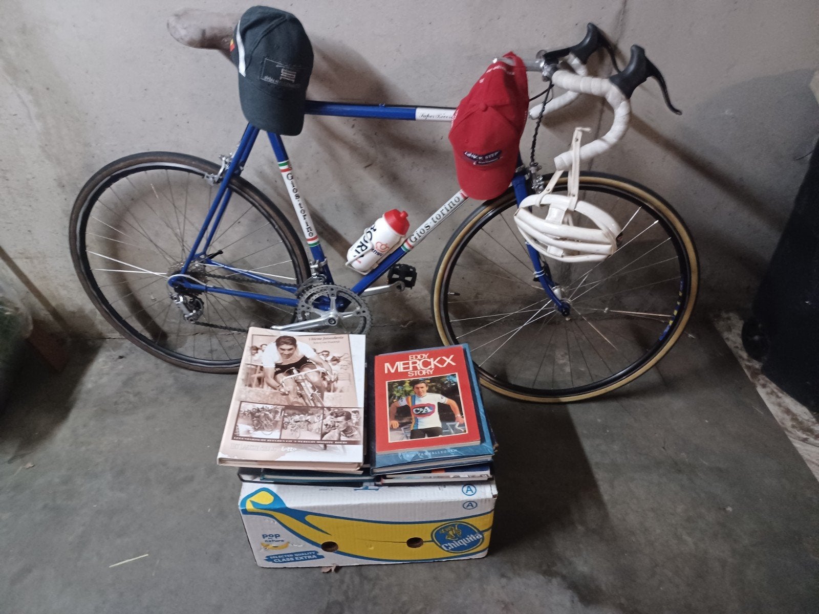 Retro koers fiets, Ophalen